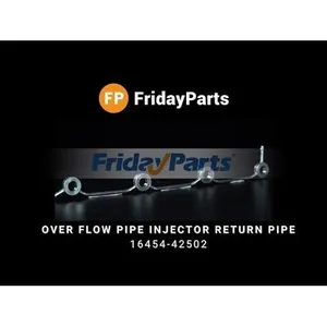 Over flow Pipe Injector Return Pipe 16454-42502 for Kubota V1903 V2003T V2203 V2403 Engine — 5