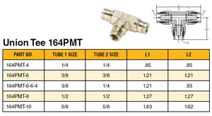 164PMT-6 Unión T igual. — 2