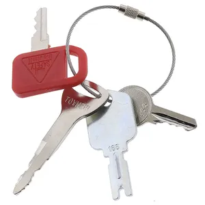 4 Pcs Ignition Key for Toyota John Deere Komatsu Clark Yale Hyster Genie Skyjack Snorkel Terex Heavy Construction Equipment — 3