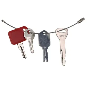 4 Pcs Ignition Key for Toyota John Deere Komatsu Clark Yale Hyster Genie Skyjack Snorkel Terex Heavy Construction Equipment — 5
