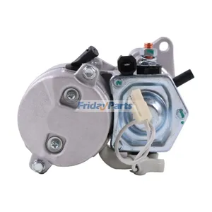 12V 9T Starter Motor 16611-63010 for Kubota Engine D1105 D902 V1505… — 5
