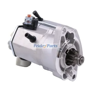12V 9T Starter Motor 16611-63010 for Kubota Engine D1105 D902 V1505… — 2