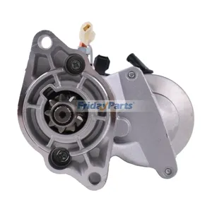 12V 9T Starter Motor 16611-63010 for Kubota Engine D1105 D902 V1505… — 6