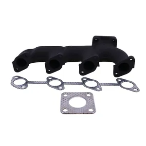 4 Cylinder Exhaust Manifold 16616-12312 With Gasket for Kubota Engine V1505 V1305 — 3