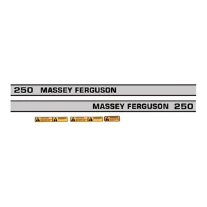 Restoration Decal Kit for Massey Ferguson 250 Tractor