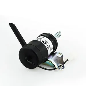 Fuel Stop Solenoid Valve 16851-60011 16851-60014 6670776 12V For Diesel Excavator Engine — 3