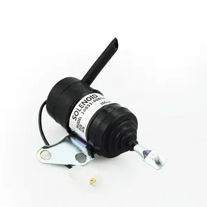 Fuel Stop Solenoid Valve 16851-60011 16851-60014 6670776 12V For Diesel Excavator Engine — 6