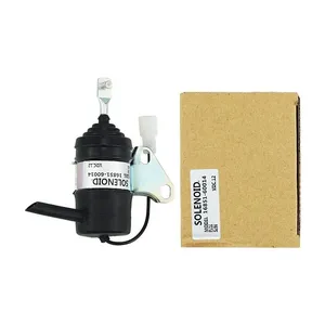 Fuel Stop Solenoid Valve 16851-60011 16851-60014 6670776 12V For Diesel Excavator Engine — 5