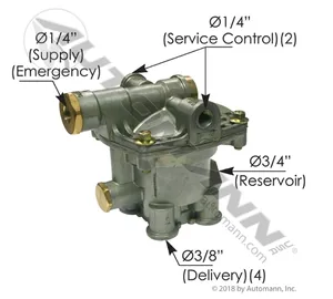 Automann 170.11020 Emergency Relay Valve Replacement for Sealco 110200