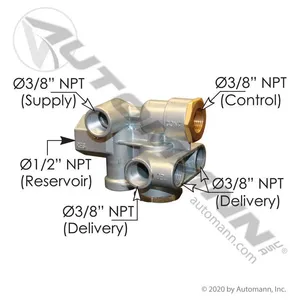 170.110500 SPRING BRAKE CONTROL VALVE / 110500