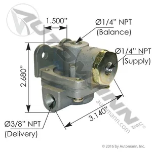 Automann 170.289714 QR1C Type Quick Release Valve