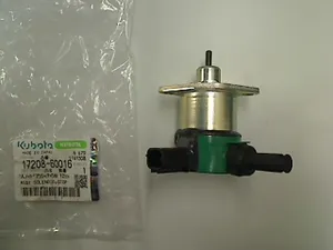 Kubota Stop Solenoid for D950, D1105, V1505, EX-30 Hitachi 17208-60016