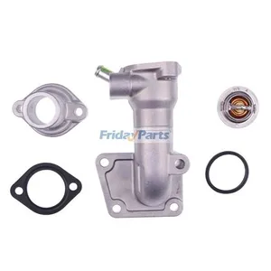 Water Flange & Cover & Thermostat With Gasket 17331-72703 for Kubota Engine… — 3