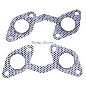 Exhaust Manifold With Gasket 17377-12312 for Kubota Engine V2203 V2403 Tractor L3600DT L4200DT M4800SU-F — 5
