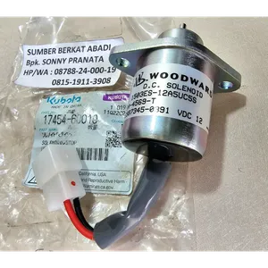 KUBOTA 17454-60010 SOLENOID 12V WOODWARD 1503ES-12A5UC5S SA-4569-T… - ORIGINAL — 5
