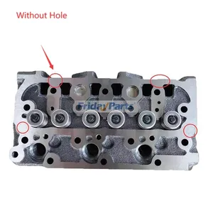Standard Overhaul Rebuild Kit & Complete Cylinder Head & Glow Plug for Kubota Engine D722 — 2