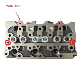 Standard Overhaul Rebuild Kit & Complete Cylinder Head & Glow Plug for Kubota Engine D722 — 3