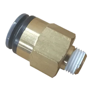 Quick Connect Fitting (KV2H11), Straight, 3/8″ MNPT X 3/8″ PTC