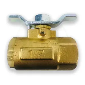 Ball Valve 1/2" NPT Female Tee Handle 177.4108T
