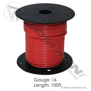 Automann 178.2116RD Wire Primary 16 GA 100FT Red