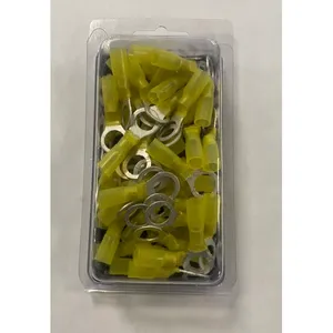 Heat Shrink Ring Terminal 3/8" 12 To 10 Gauge 50 Pack 178.5119HS-50