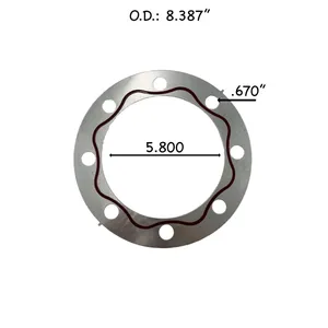 IHC Drive Flange Gasket Metal 3566966C1, GT-4AG2111, GT4AG2111