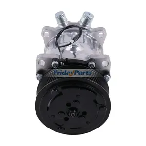 SD7H15 A/C Compressor 4645 4665 1803788 for International Kenworth Peterbilt Truck — 6