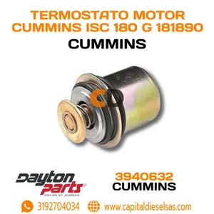TERMOSTATO MOTOR CUMMINS ISC 180 G 181890