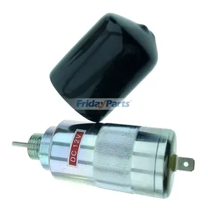 12V Fuel Shut Off Solenoid SBA185206083 for Shibaura ISM N844 New Holland C175 L125 L140 L150 L160 L170 L175 L250 L255 L565 LS125 LS140 LS150 LS160 — 4