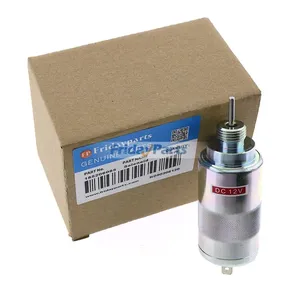 Fuel Shut Off Solenoid SBA185206085 for Perkins Engine 100 Series CASE DX25 DX26 DX29 DX31 DX33 DX34 DX35 DX40 DX45 DX48 DX55 Farmall 31 35 40 45 50