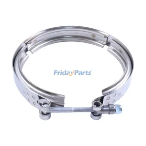 Turbocharger Exhaust V Band Clamp 186917 for Cummins Engine L10 N14 G855 Hyundai HL780-9 HL780-9A R480LC-9 R520LC-9