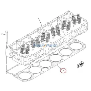 Cylinder Head Gasket 1873306 for Caterpillar CAT Engine C-10 C-12 Excavator 345B Motor Grader 163H 140H 160H 16H — 2