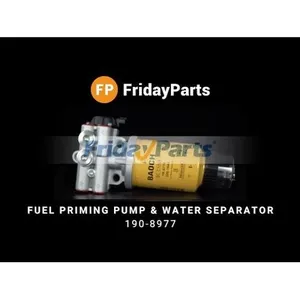 Fuel Priming Pump & Water Separator 190-8977 for Caterpillar CAT 322C 325C 330C 330D 570B 580B 627G 637G 730 770 772 — 6
