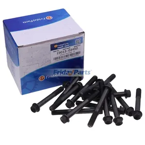 18Pcs Cylinder Head Bolt 19013-03450 for Kubota Engine V2403 V2203 V2003