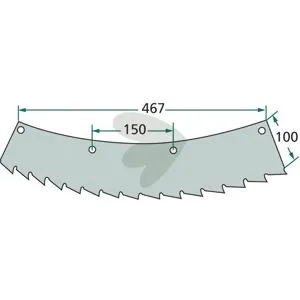 Saw blade left-rotating - LCA78239