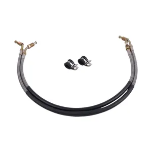 Front Left & Right Brake Hose Line 1930752 1930753 for Polaris ATV Magnum 325 425 500 Worker 335 500