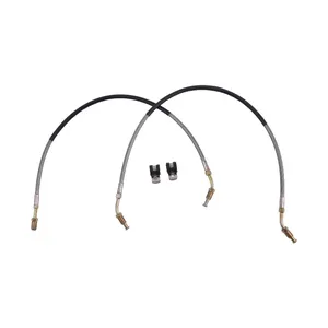 Front Left & Right Brake Hose Line 1930752 1930753 for Polaris ATV Magnum 325 425 500 Worker 335 500 — 4