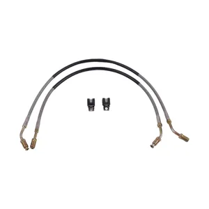 Front Left & Right Brake Hose Line 1930752 1930753 for Polaris ATV Magnum 325 425 500 Worker 335 500 — 2