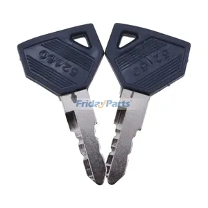 10 Pieces Ignition Key 198360-52160 194155-52160 for Yanmar Tractor SC2400 SC2450 EX2900 EX3200 EX450 — 5