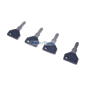 10 Pieces Ignition Key 198360-52160 194155-52160 for Yanmar Tractor SC2400 SC2450 EX2900 EX3200 EX450 — 3