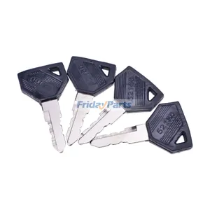 10 Pieces Ignition Key 198360-52160 194155-52160 for Yanmar Tractor SC2400 SC2450 EX2900 EX3200 EX450 — 2