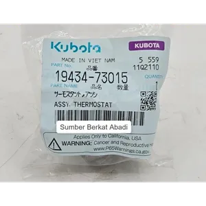 KUBOTA 19434-73015 THERMOSTAT 19434 73015 ASSY 1943473015 - GENUINE ORIGINAL