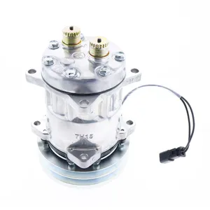 SD7H15 A/C Compressor 97204C1 for CASE IH Tractor 5120 5130 5140 5220 5230 7110 7130 7150 7220 7240 8870 8910 8930 8950 9210 — 4