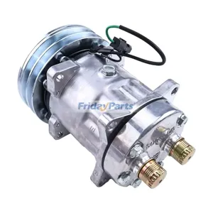 SD7H15 A/C Compressor 1990760C1 for CASE Loader 721C 921 821C 621B 721B 921C 821B 921B 621C — 3