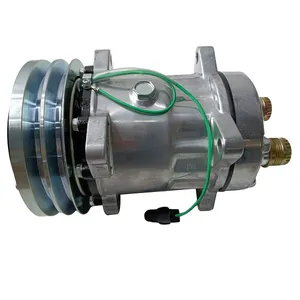 SD7H15 A/C Compressor 1990760C2 for CASE Wheel Loader 921C — 2