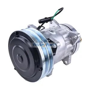 SD7H15 A/C Compressor 1990760C2 for CASE Wheel Loader 921C — 4
