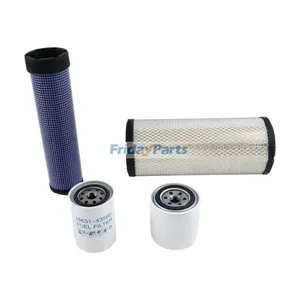 Filter Kit HH166-43560 1C010-32430 59800-26110 3A111-19130 for Kubota Loader SSV65 SSV65C SSV75 SSV75C — 2