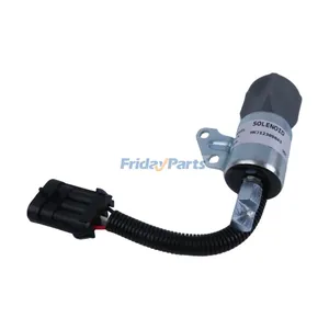Fuel Shut Down Solenoid 1E231-60011 for Kubota Engine V2203 D722 D902 Z482 Tractor B1700D B2100D B2400D B7510D B7510DN B7510HSD — 9