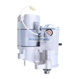 12V 9T Starter Motor 1E321-63010 for Kubota Engine D722 Bobcat Utility Vehicle 2200 2300 — 4