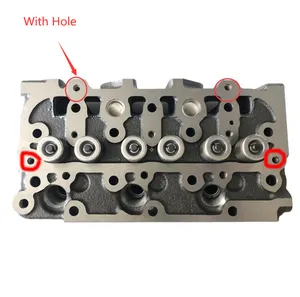 Standard Overhaul Rebuild Kit & Complete Cylinder Head & Glow Plug for Kubota Engine D722 — 3